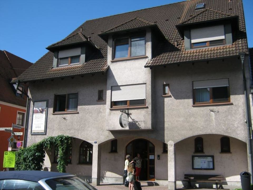Vorderansicht Haus  Hotel Weißes Roß