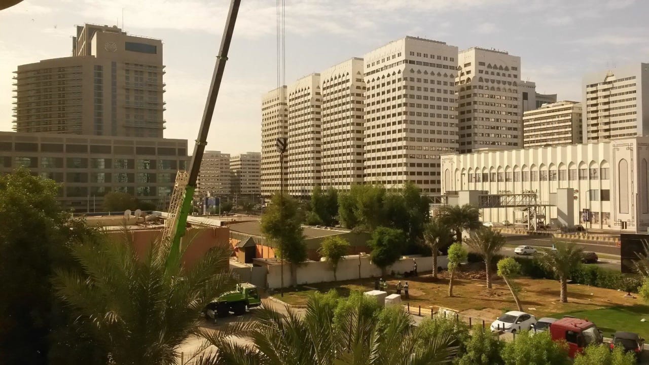 Ausblick zur Stadt Le Meridien Abu Dhabi Resort