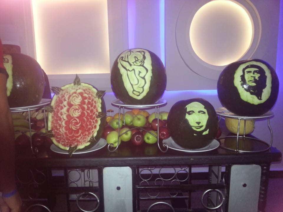 Wassermelonendeko Beach Albatros Resort