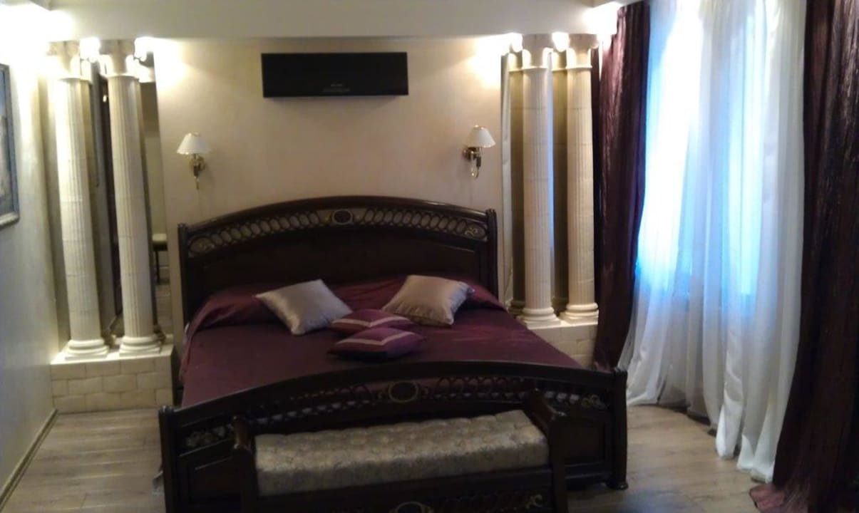 Schlafzimmer Hotel Volga