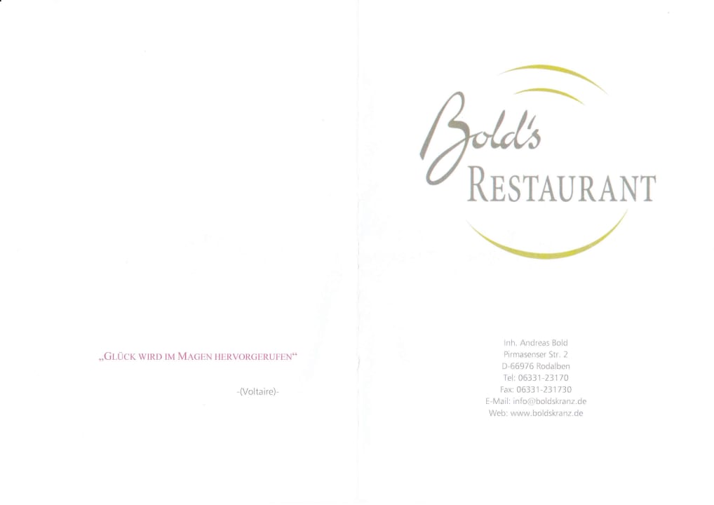 Restaurant Bold's Hotel Zum grünen Kranz