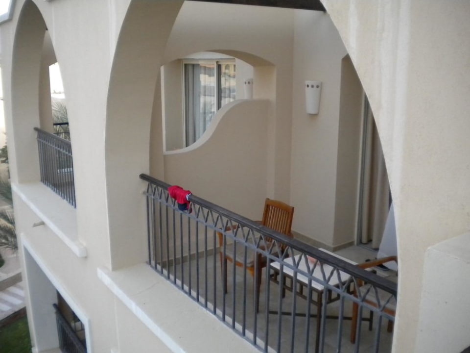 Hotelowy balkon. Hotel JAZ Makadi Star & Spa