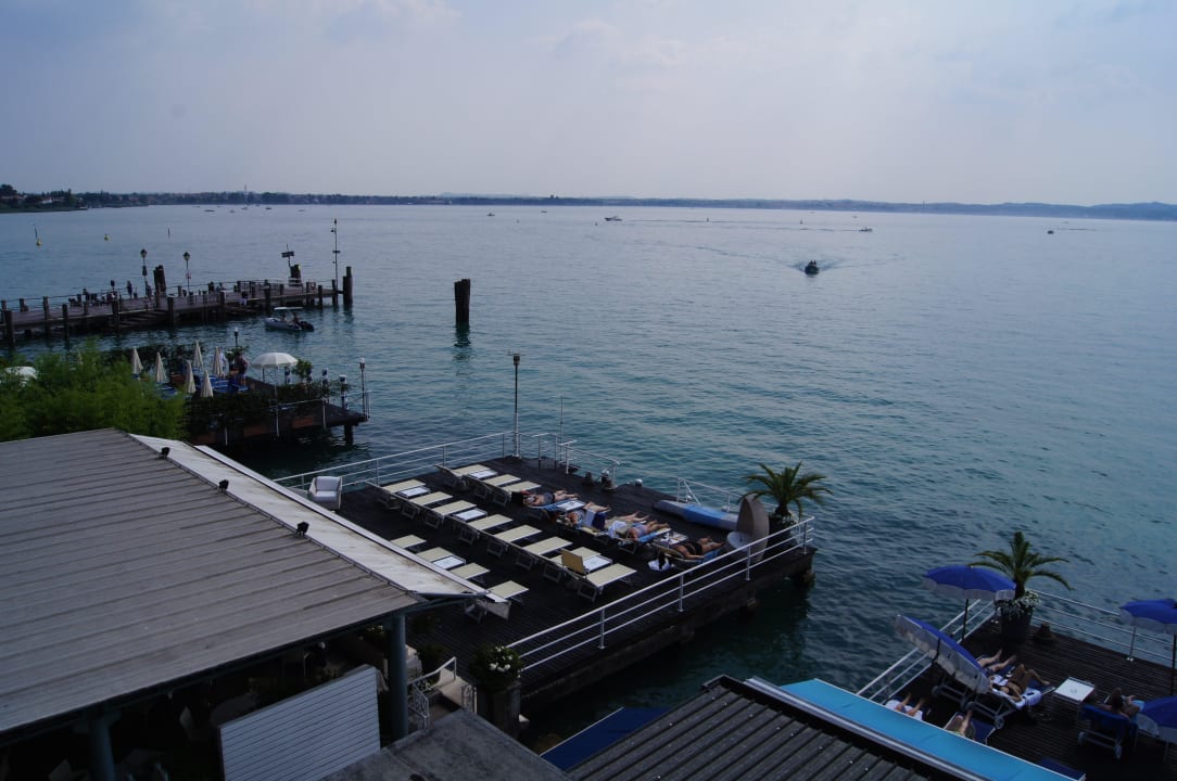 Blick vom Balkon Hotel Flaminia