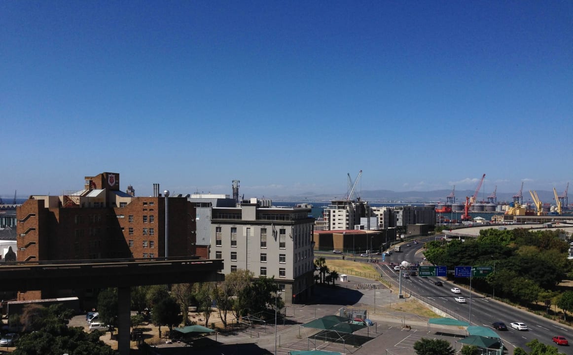 Blick vom Balkon Hotel & Apartments Harbouredge