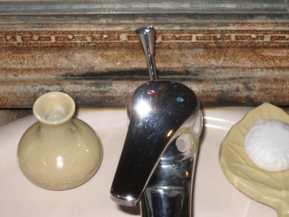 Frisch geputztes Bad Hotel Tjampuhan