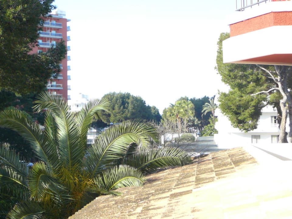 Blick zum Strand Hotel Pabisa Chico