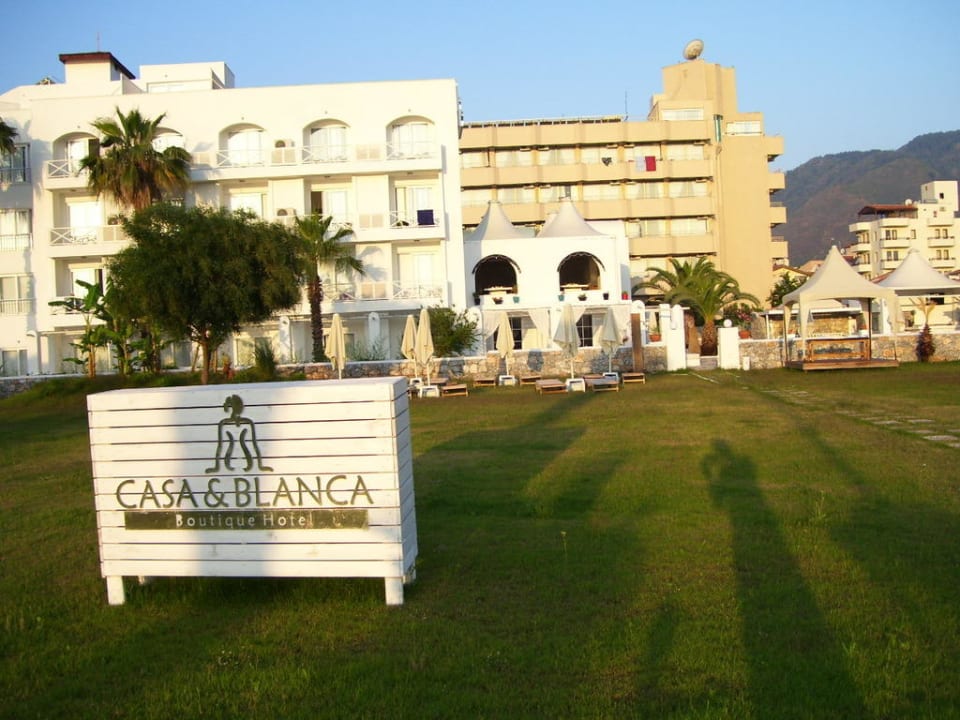 Blick vom Strand Casa & Blanca Hotel