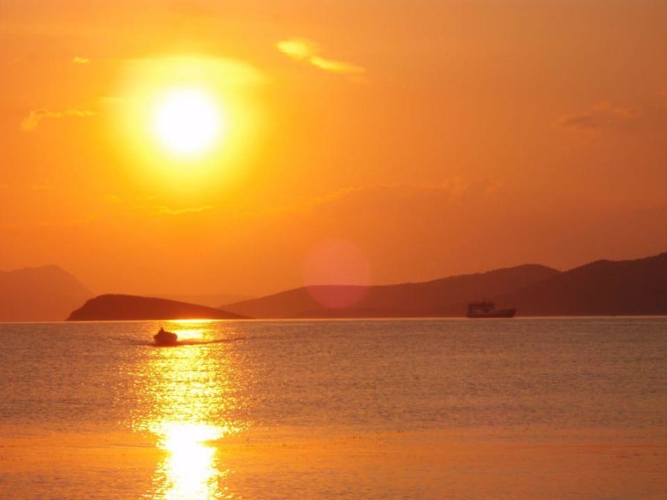 Sonnenuntergang Hotel Venus Beach