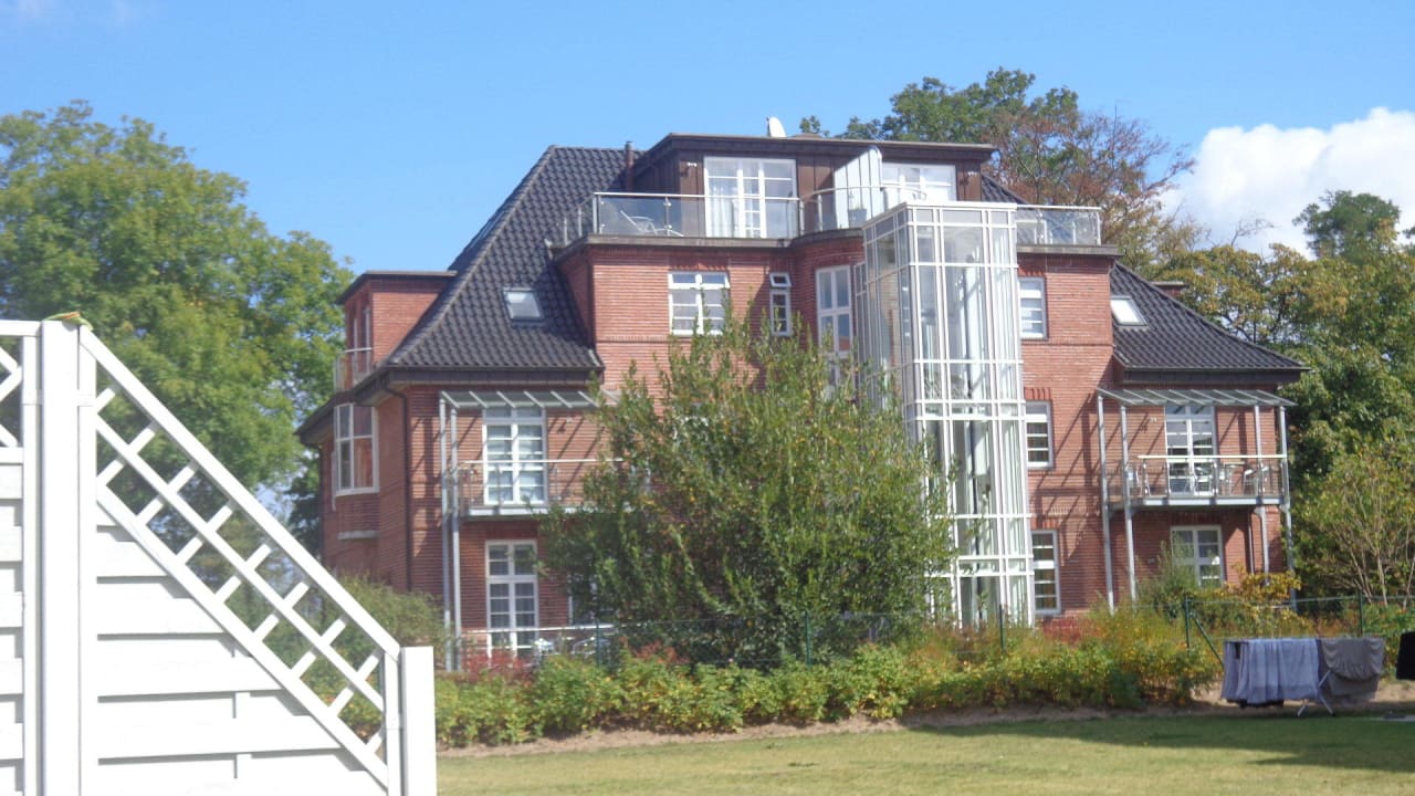 Ausblick von unserer Terrasse Apartements Hanseresidenz