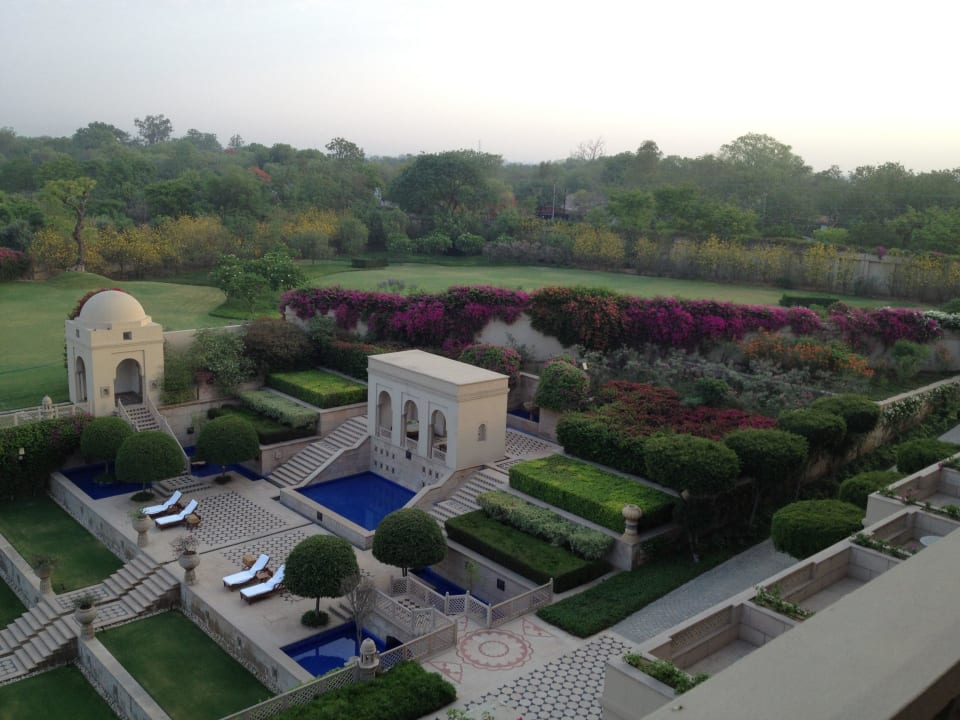Blick von unserem Zimmer Hotel The Oberoi Amarvilas