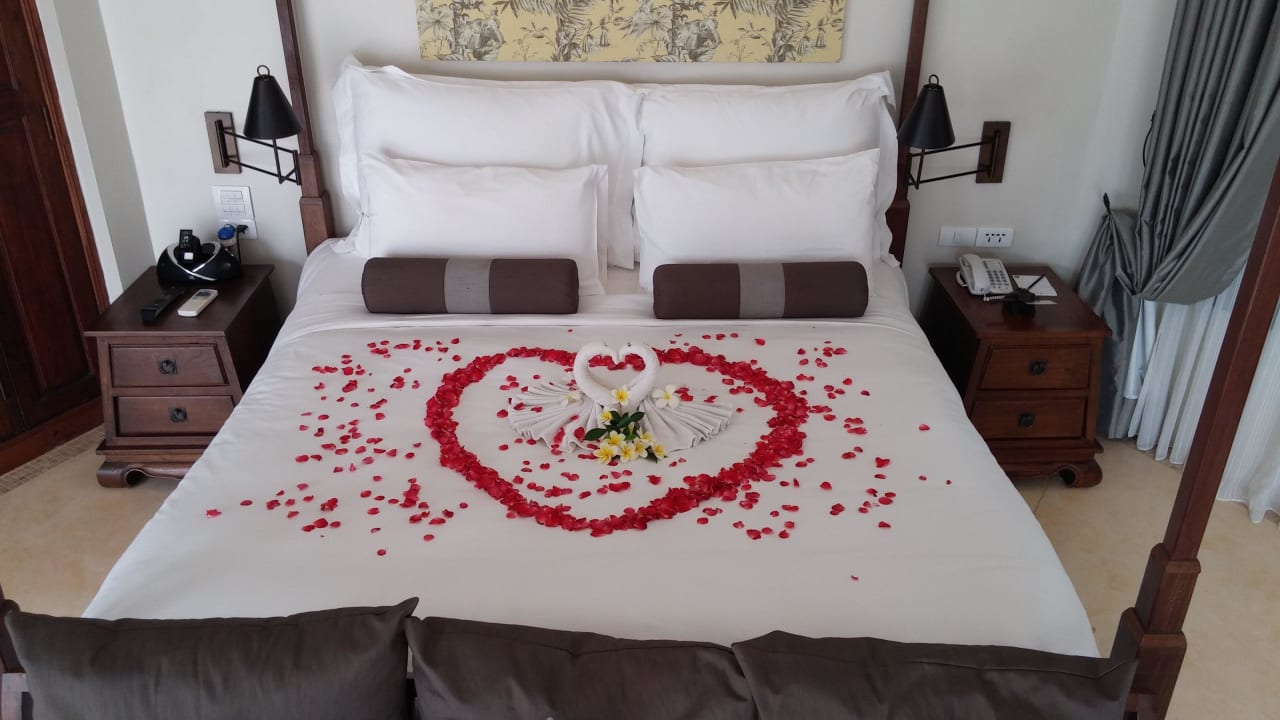 Bett in der Poolsuite SAii Koh Samui Villas (adult only 12+)