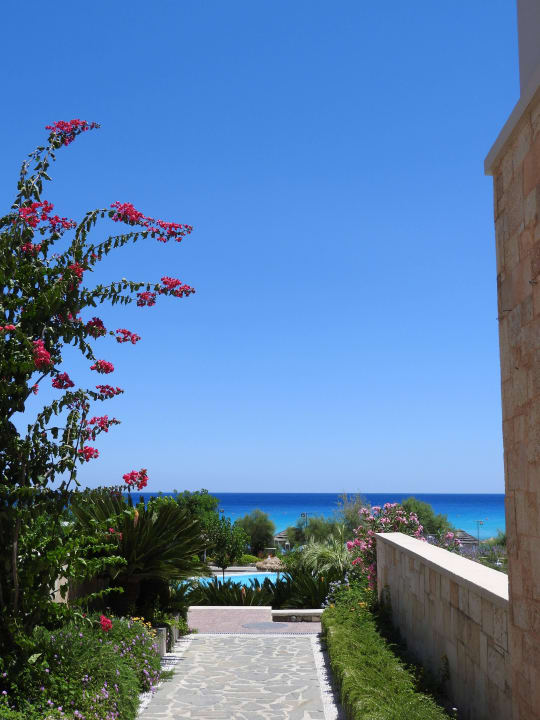 Blick aufs Meer von der Hotelanlage Aquagrand Artistic Luxury Beach Resort - Adults only