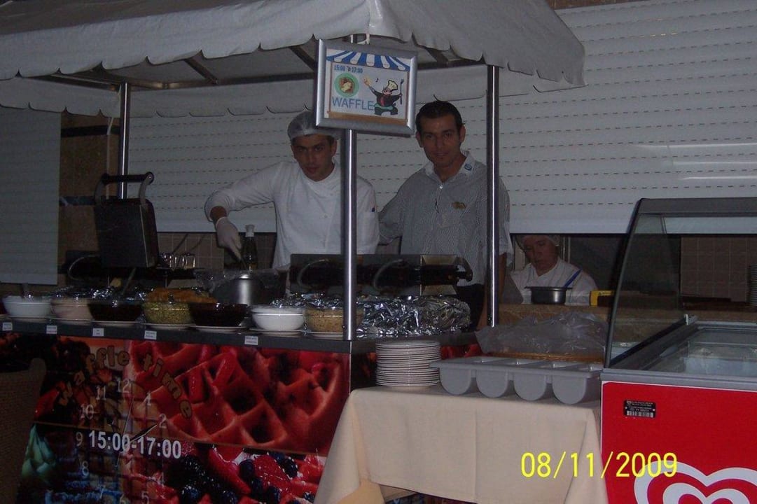 Waffel- und Eis Stand Sunis Evren Beach Resort Hotel & Spa