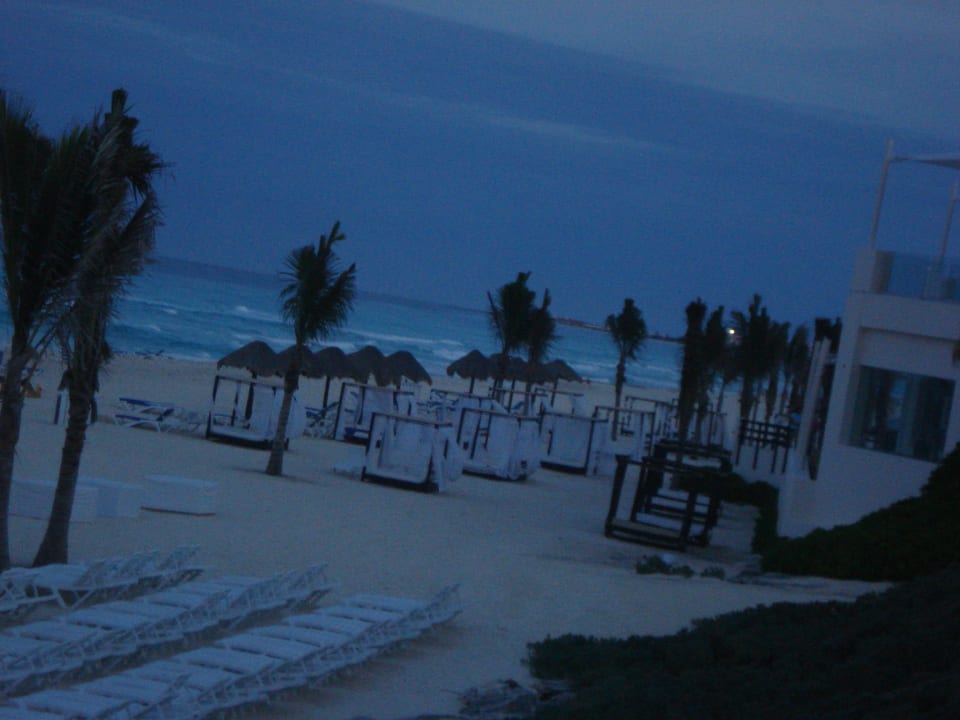 Beach at Night The Pyramid at Grand Oasis