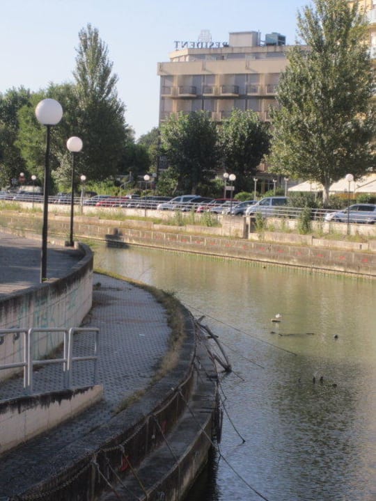 Ansicht von den anderen Seite des "piccolo" Canale Hotel President