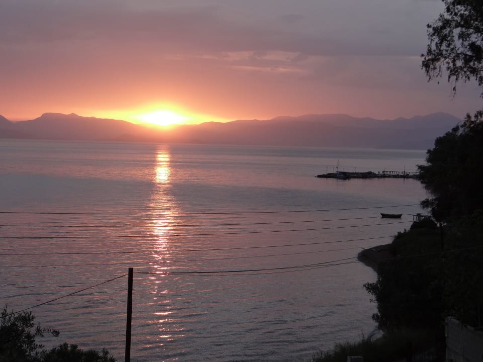 Sitting at the verand in the morning Villa Alexandra