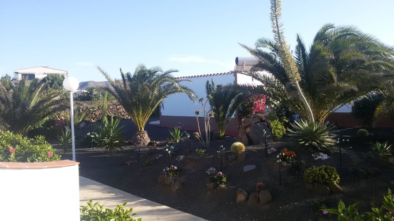 Schön bepflanzte Gartenanlage Gästehaus Casa Ina