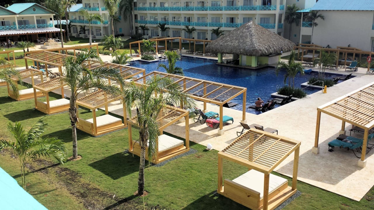 Ausblick von unserem Balkon Dreams La Romana Resort & Spa