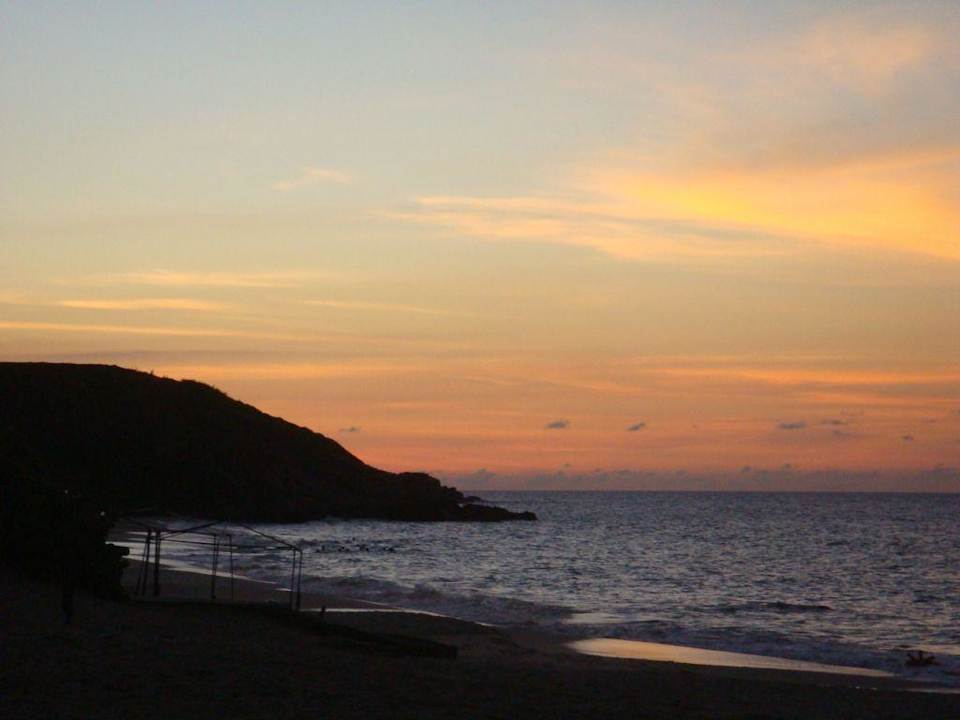 Sonnenuntergang am Strand Hotel Costa Caribe Beach