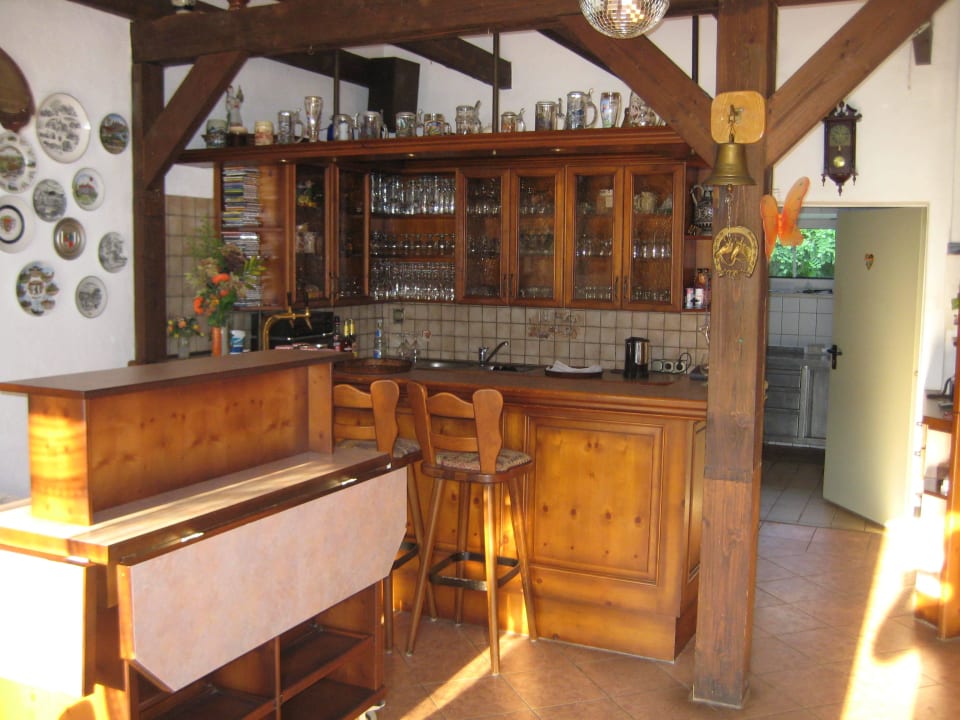 Im Frühstücksraum Spreewaldpension Winzer in Straupitz