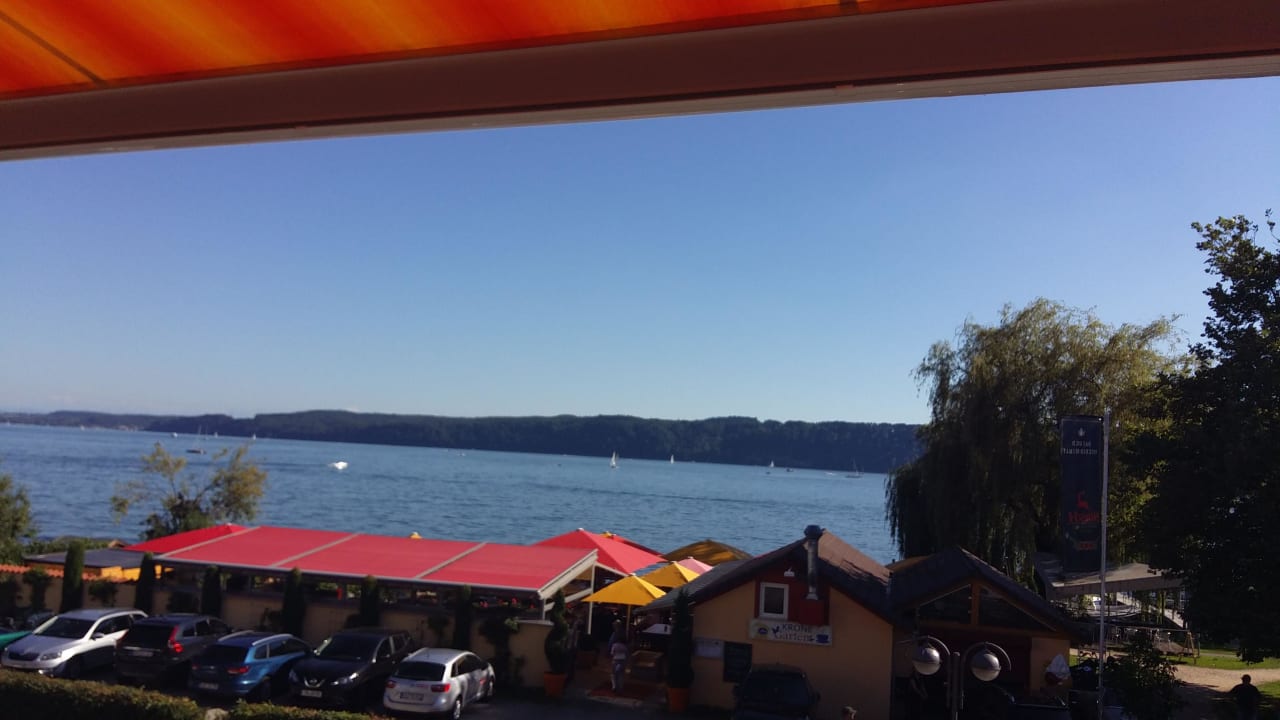 Der See ohne Bahn und Straße Hotel Krone am See