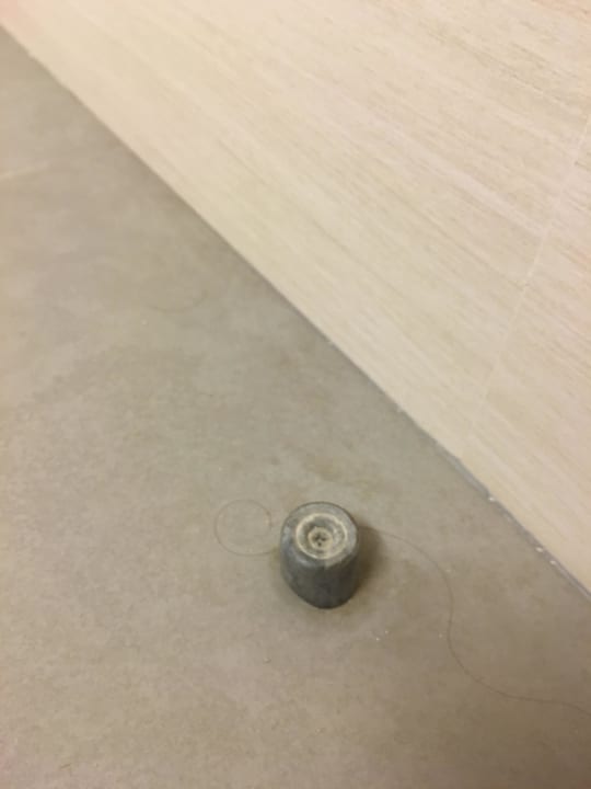 Das Haar, welches über den ganzen Urlaub da war blau punta reina