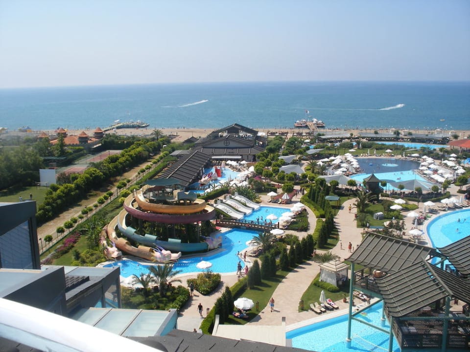 The view from our balcony Limak Lara Deluxe Hotel & Resort