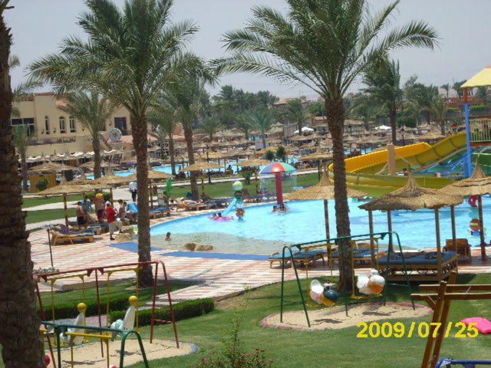 Blick von unserem Balkon Pickalbatros Dana Beach Resort - Hurghada