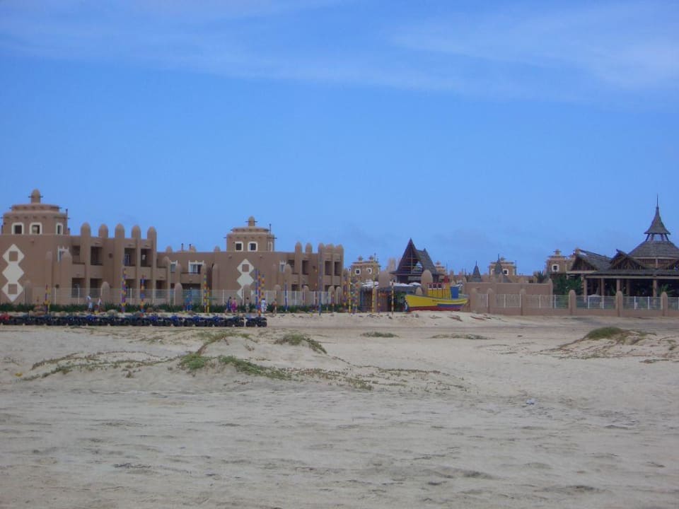 Tor zum RIU vom Strand aus Hotel Riu Funana