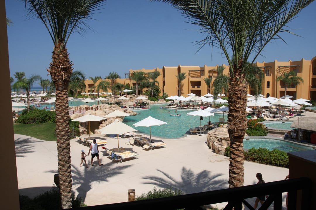 Blick vom Balkon,  Zimmer 3107 Stella Beach Resort & Spa Makadi Bay