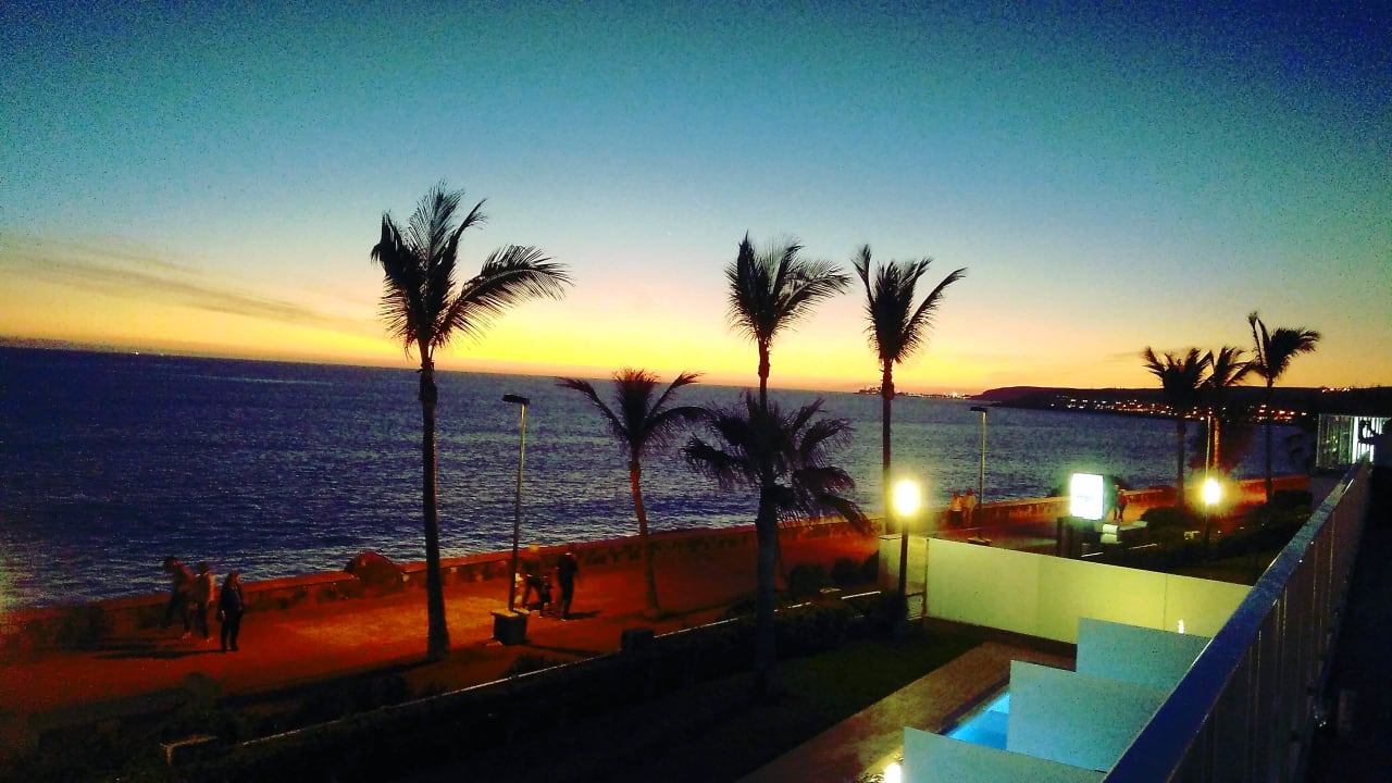 Ausblick am Abend Hotel Riu Gran Canaria