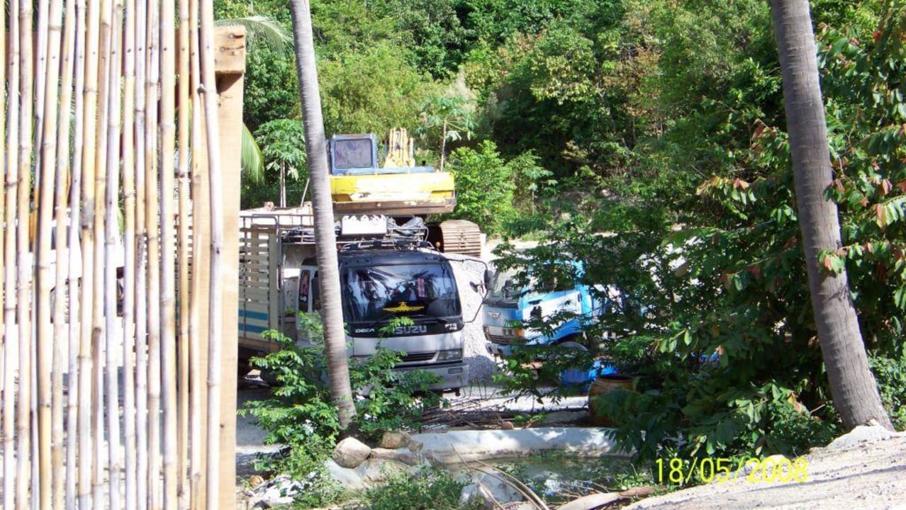 Baustelle im Hotel Santhiya Koh Phangan Resort & Spa