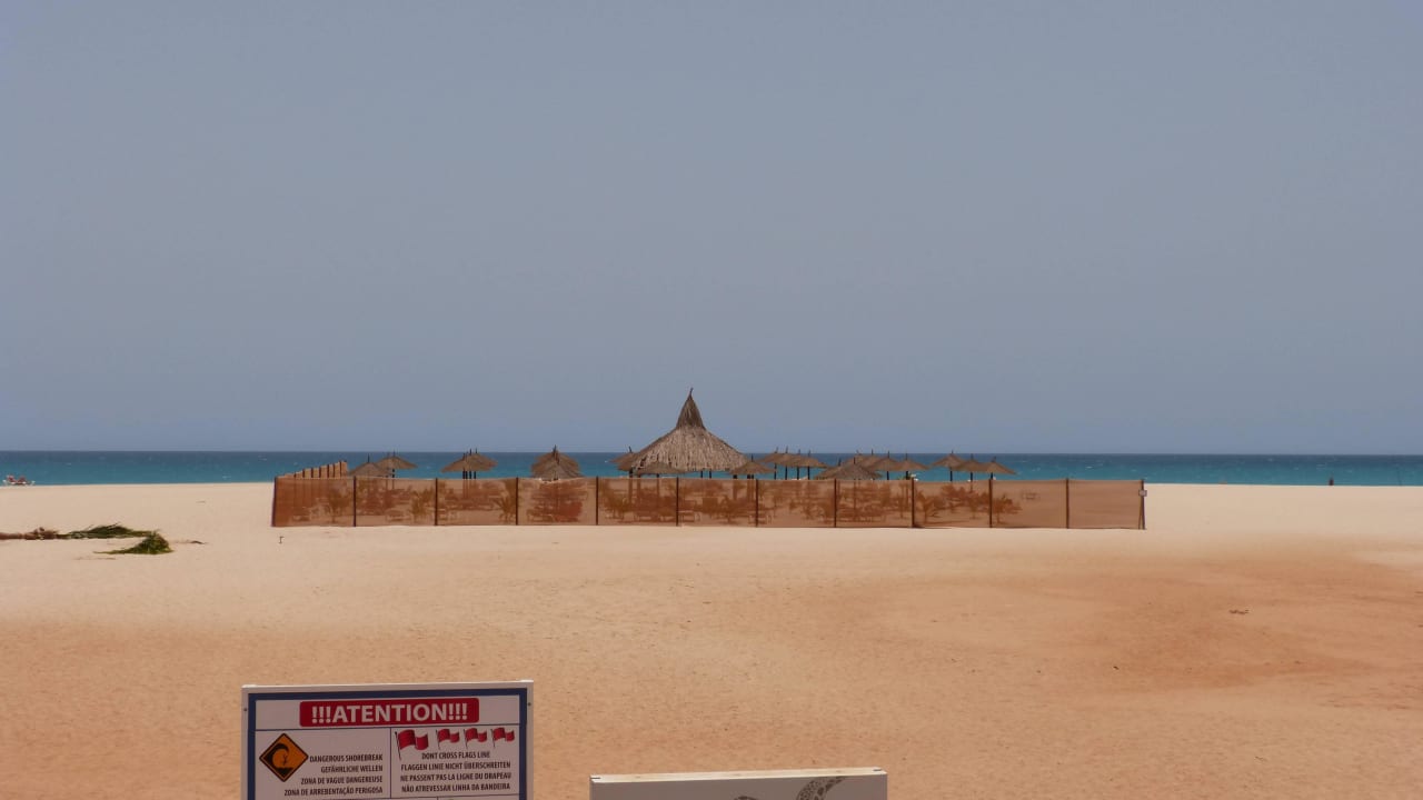 Blick Strandbereich Adults Hotel Riu Touareg