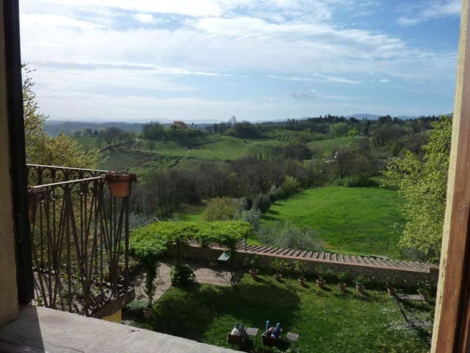 Casanuova - Blick aus Zimmer Locanda Casanuova