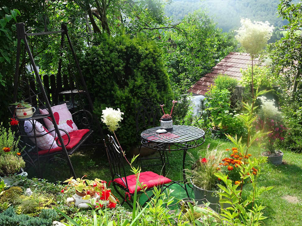 Gartenanlage Ferienwohnung Panorama