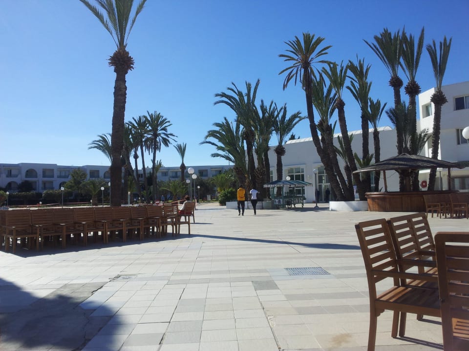 Schöne Terrasse El Mouradi Club Kantaoui