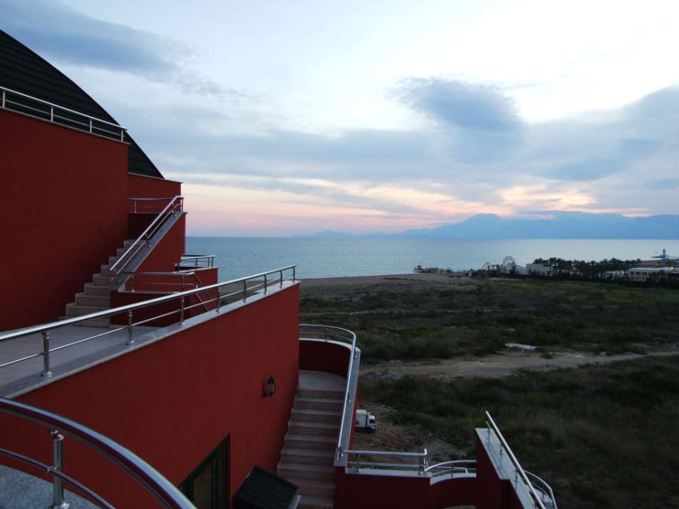 Sicht vom Balkon Hotel Delphin Palace