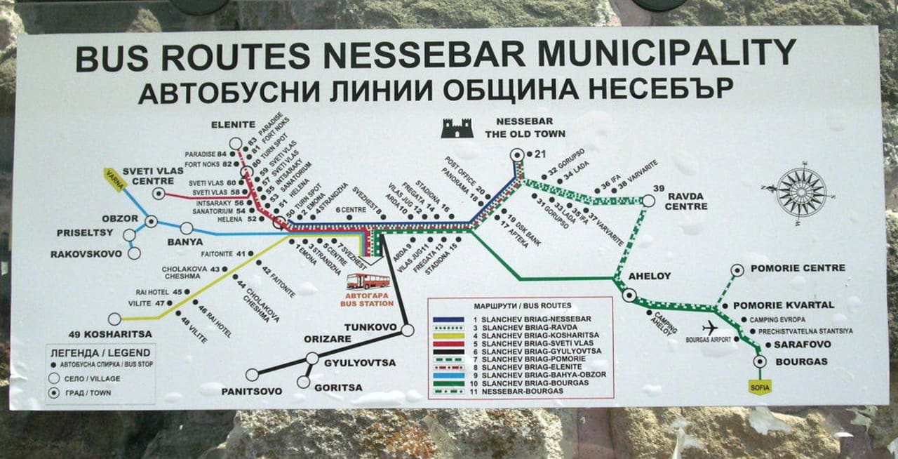 Busfahrplan Paradise Beach Hotel