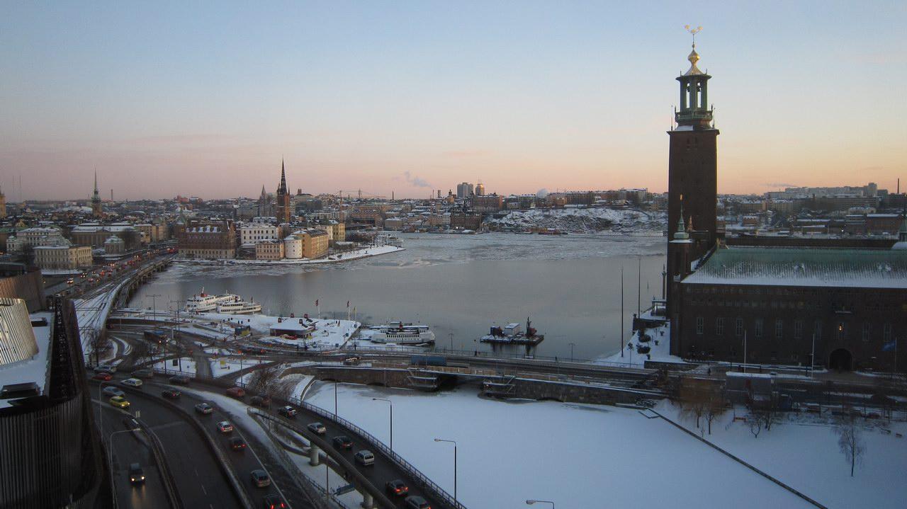 Sunset from Junior suite 1534 Radisson Blu Waterfront Hotel