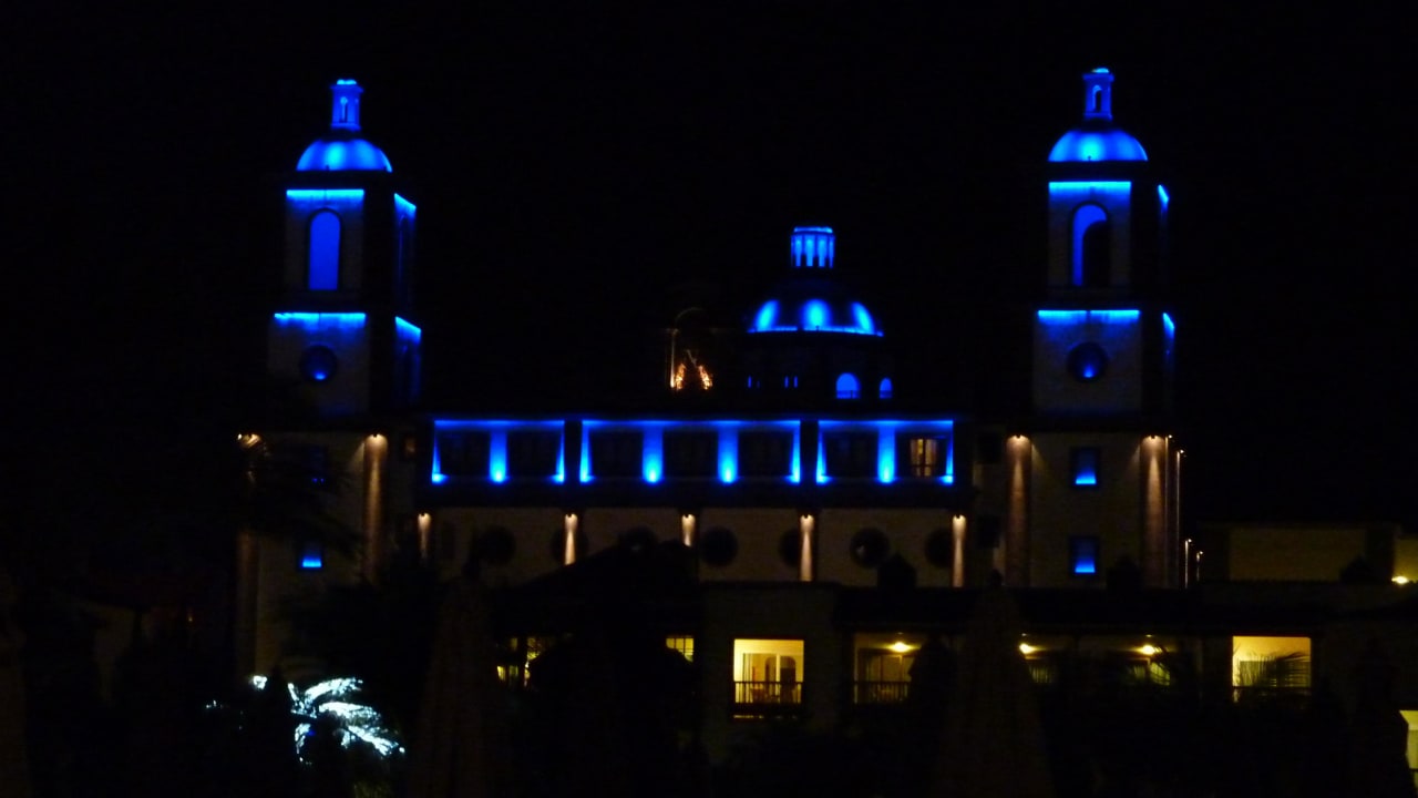 Nachtansicht Lopesan Villa del Conde Resort & Thalasso