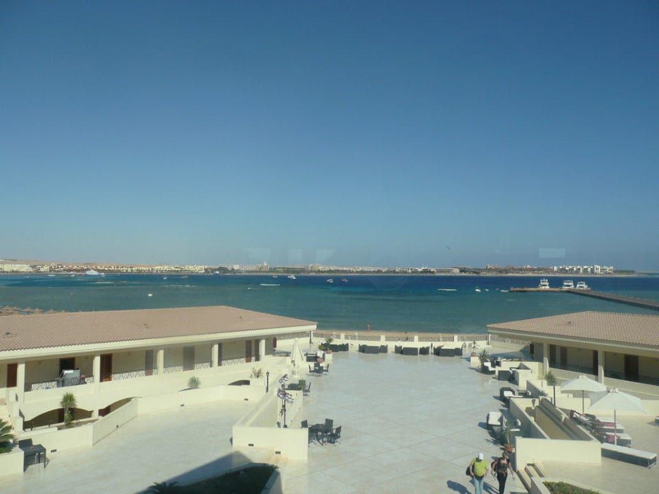 Aussicht vom Cardio Studio 3 Cleopatra Luxury Resort Makadi Bay
