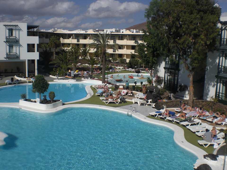 Ansicht auf der Innenhof Hotel El Trebol