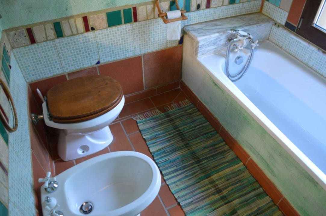 Bagno "verde" al 1° piano Agri-Bio podere Santa Palmira