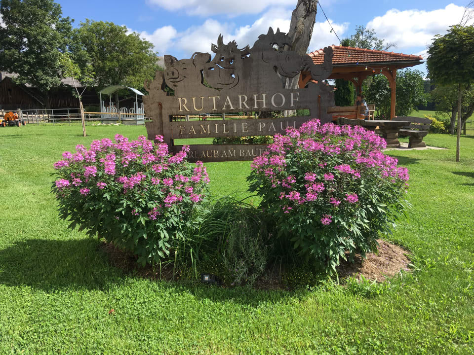 Gartenanlage Rutarhof - Urlaub am Bauernhof
