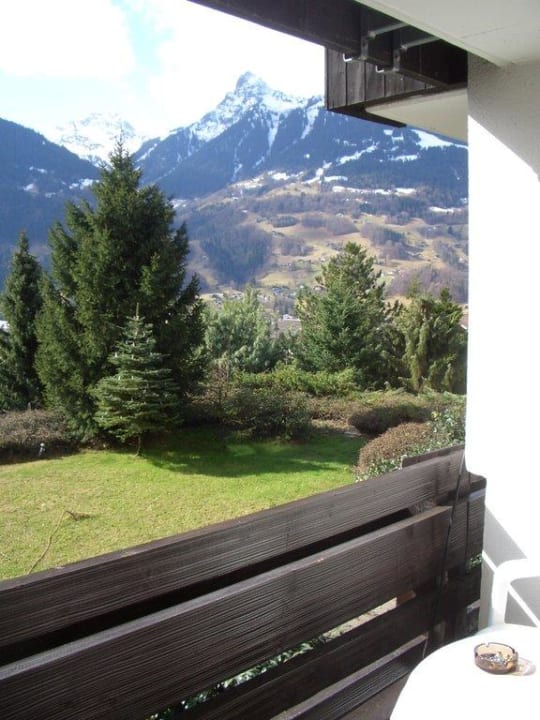 Ausblick vom Zimmer (Balkon) Hotel Alpenhof Messmer