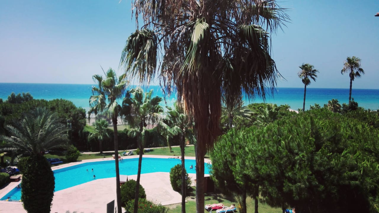 Ausblick aus dem Zimmer Club Turtas Beach Hotel