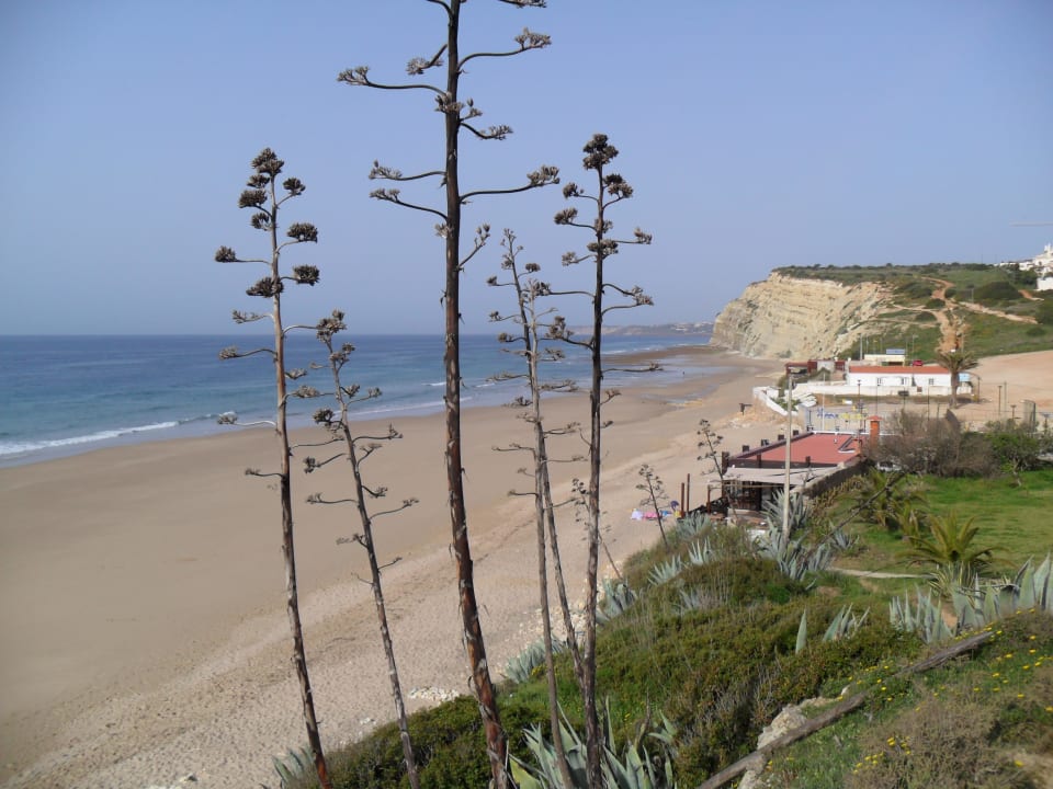 Unten leckeres Restaurant Hotel Clube Porto Mos