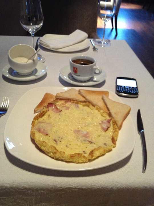 Omelett zum Frühstück Park Hotel Switzerland