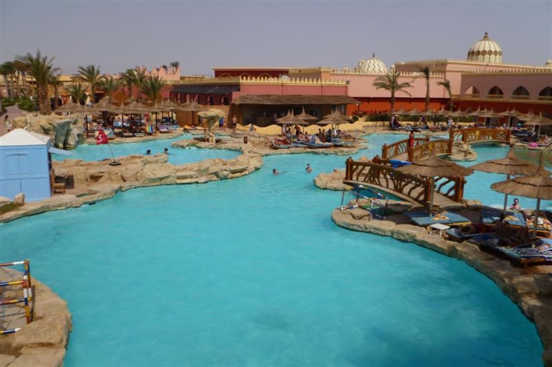 Hauptpool Pickalbatros Alf Leila Wa Leila Resort - Neverland Hurghada