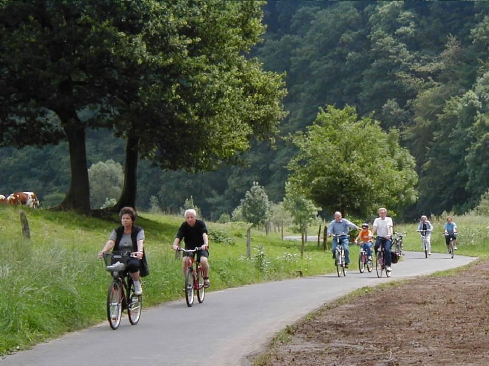Radfahren auf dem Siegtalradweg Hotel Bergischer Hof